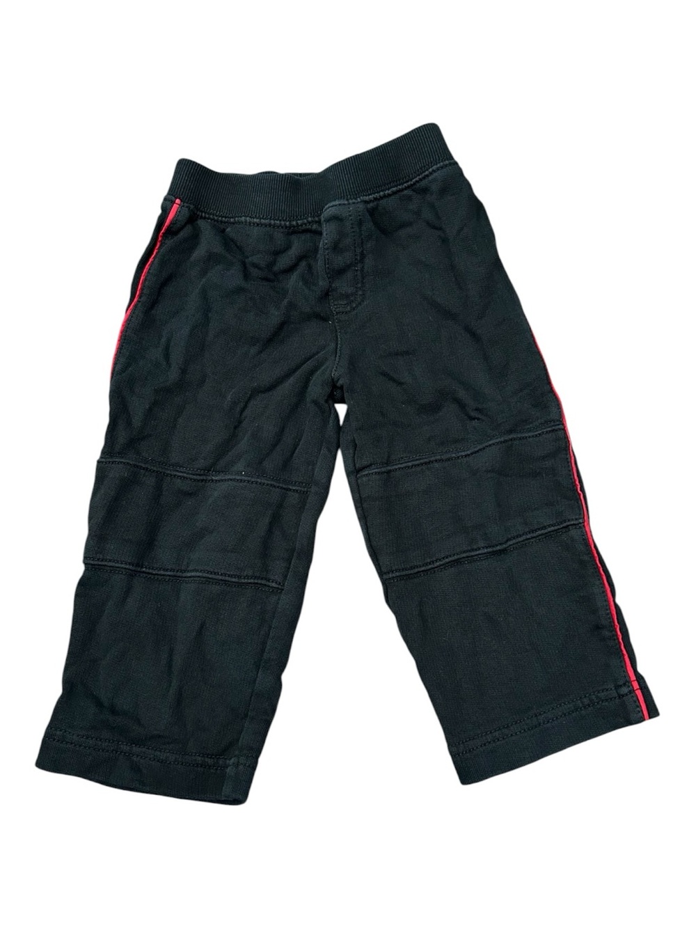 Circo Black Sweatpants with Red Side Stripe Size 18 Months